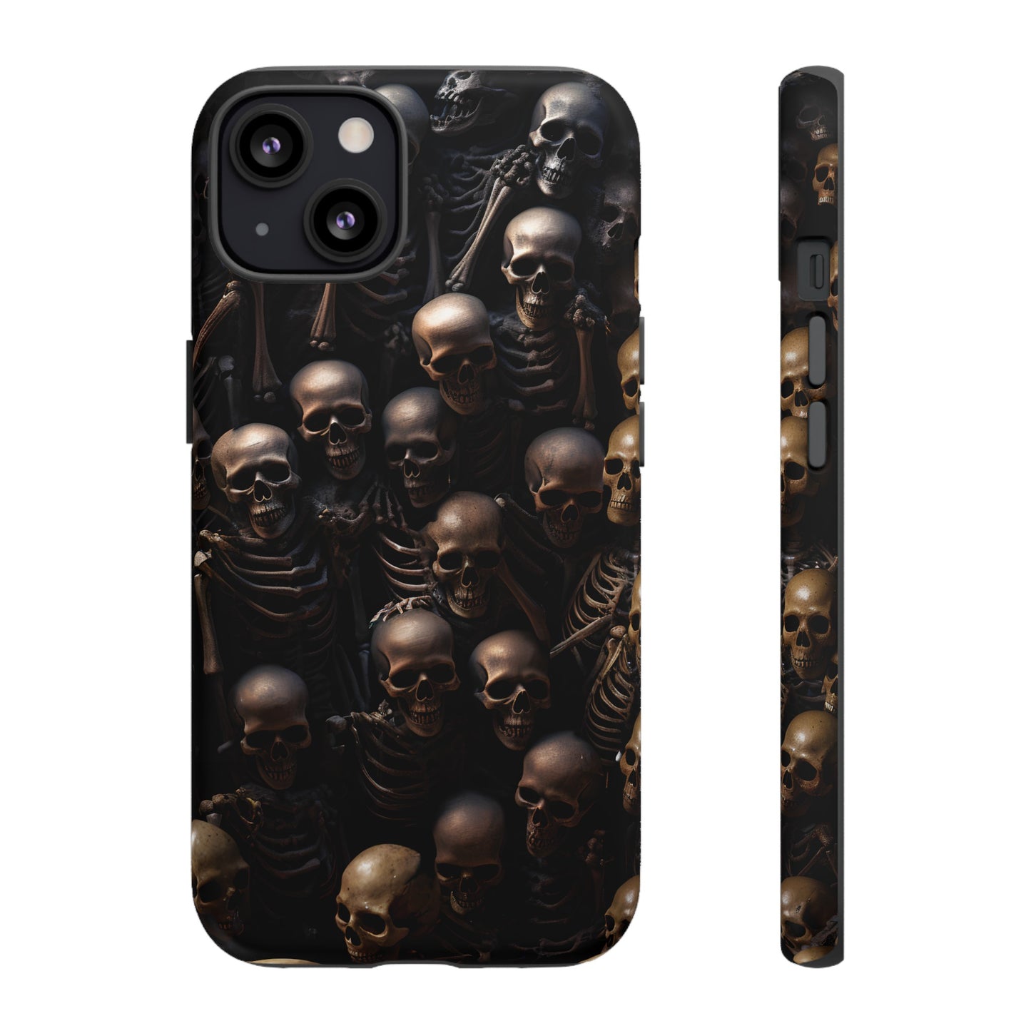 Skeletal Grave Phone Case – Halloween Horror Skeleton Design for iPhone, Samsung Galaxy, and Google Pixel Devices