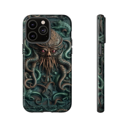 Nameless Dread Tough Phone Case – Lovecraftian Tentacle Horror Design for iPhone, Samsung Galaxy, and Google Pixel Devices