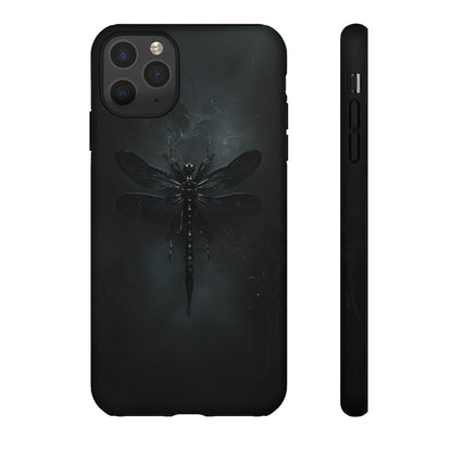 Gothic Dragonfly Phone Case – Dark Elegance Design for iPhone, Samsung Galaxy, and Google Pixel Devices