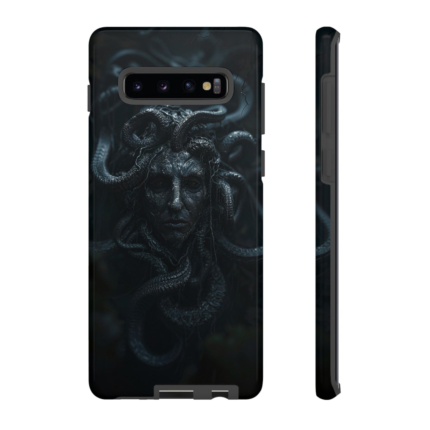 Medusa's Gaze Phone Case - Dark Mythological Design for iPhone and Samsung Galaxy Devices