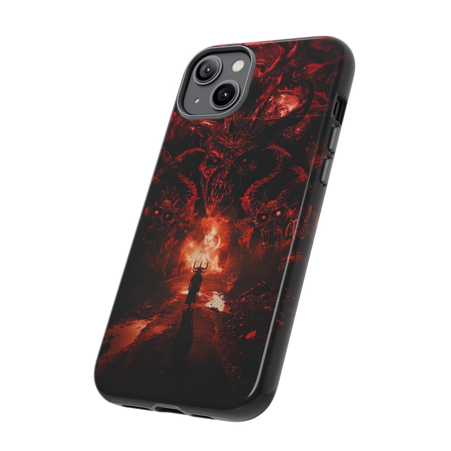 The Road to Hell Phone Case – Gothic Demon and Devil Design for iPhone, Samsung Galaxy, and Google Pixel Devices