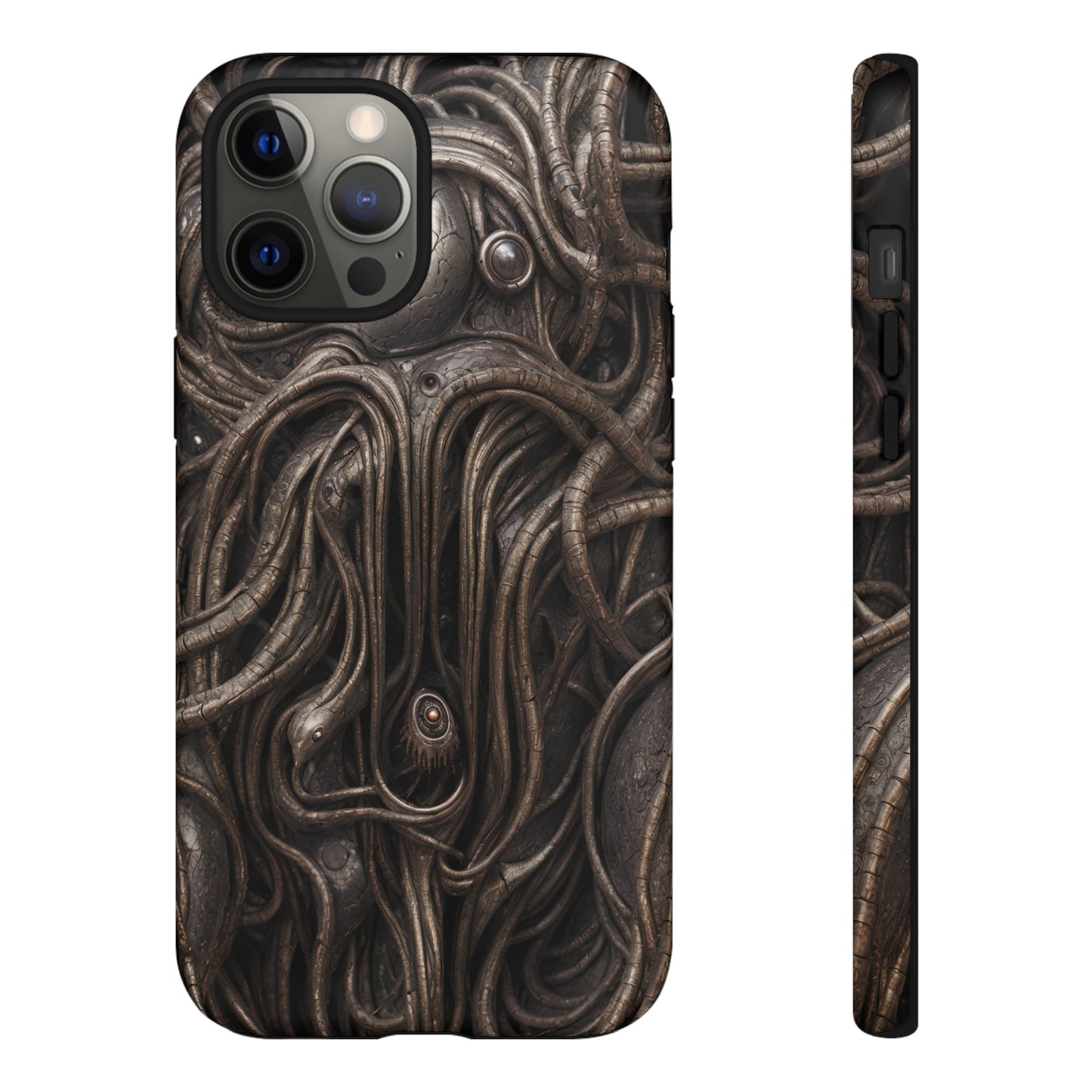 Biomechanical Horror 4 Phone Case – Futuristic Alien Design for iPhone, Samsung Galaxy, and Google Pixel Devices