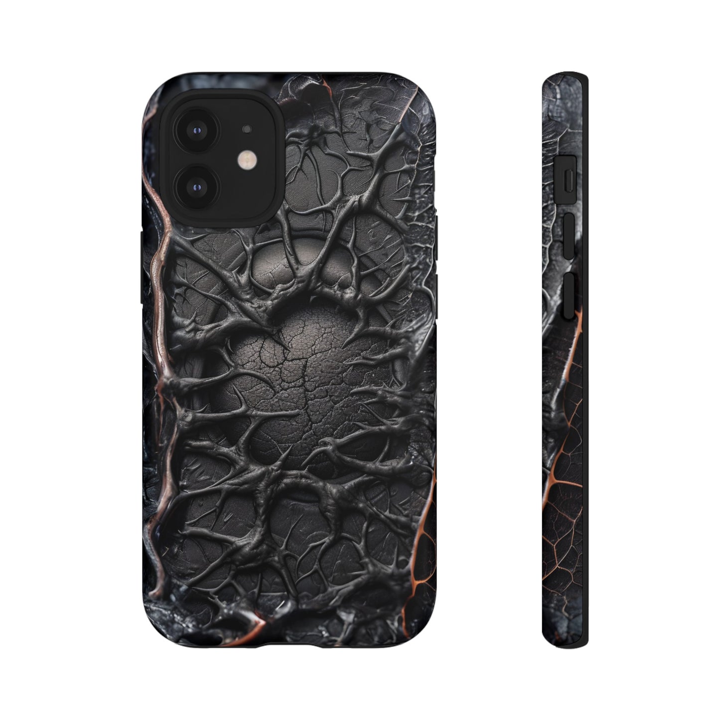 Black Veins Tough Phone Case – Lovecraftian Horror Design for iPhone, Samsung Galaxy, and Google Pixel Devices