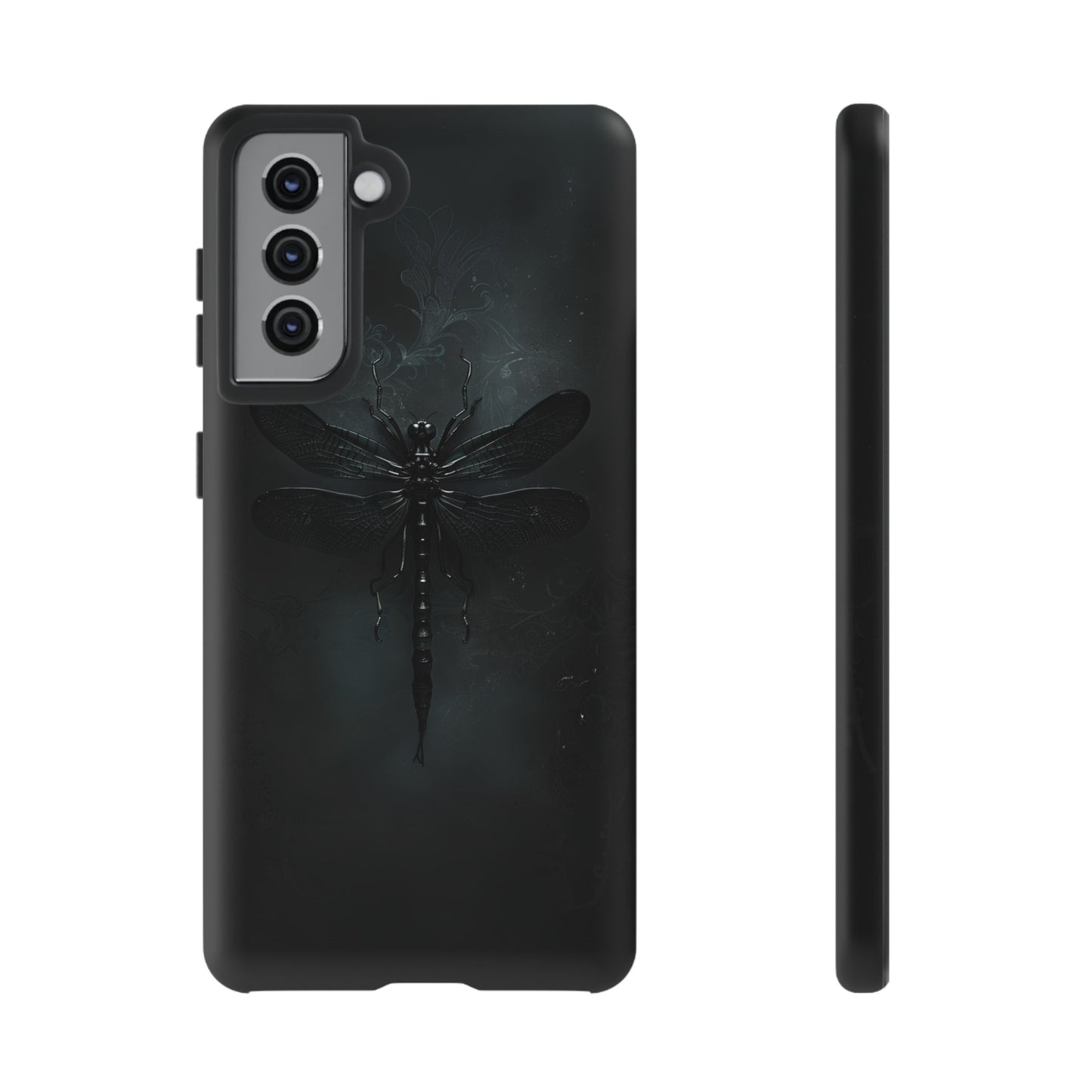 Gothic Dragonfly Phone Case – Dark Elegance Design for iPhone, Samsung Galaxy, and Google Pixel Devices