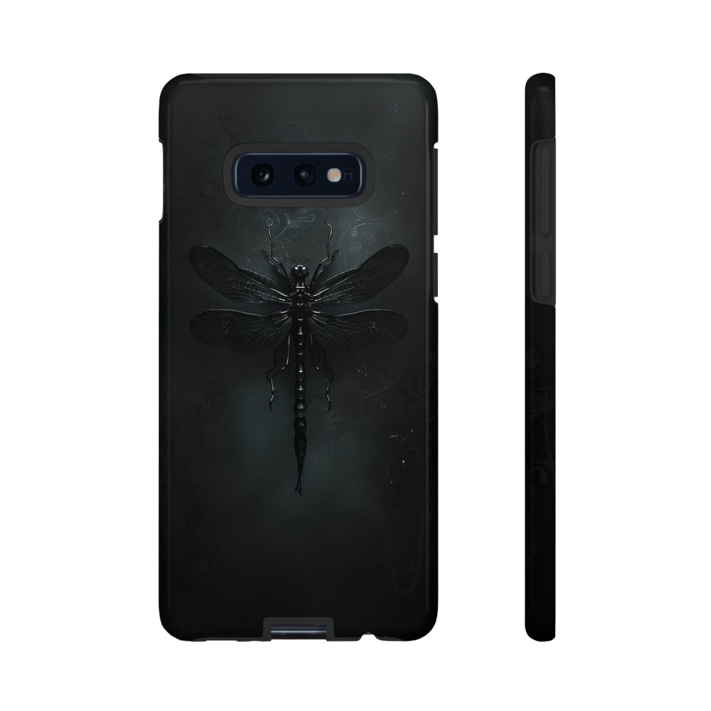 Gothic Dragonfly Phone Case – Dark Elegance Design for iPhone, Samsung Galaxy, and Google Pixel Devices