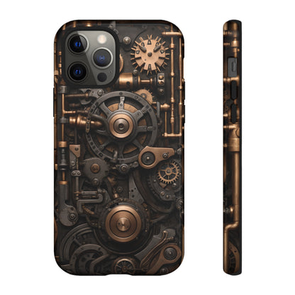 Steampunk Machine Phone Case – Victorian Gears Design for iPhone, Samsung Galaxy, and Google Pixel Devices