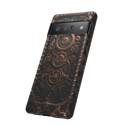 Gearworks 2 Phone Case – Steampunk Victorian Design with Gears and Clockwork for iPhone, Samsung Galaxy, and Google Pixel Devices