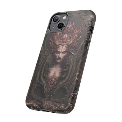 Dark Lilith Phone Case – Horned Hell Horror Design for iPhone, Samsung Galaxy, and Google Pixel Devices