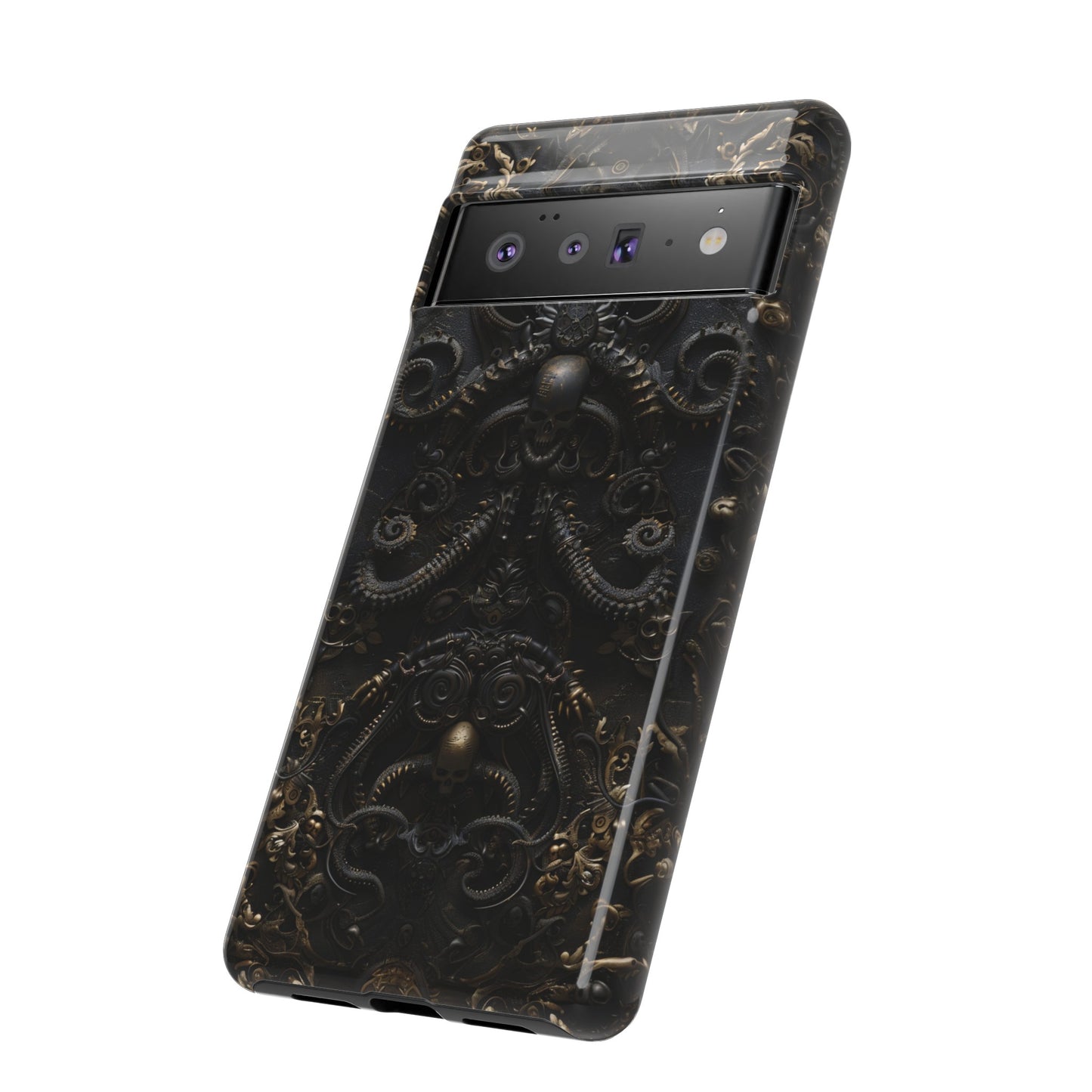 Gothic Steampunk Tentacle Phone Case - Unique Gothic Design for iPhone, Samsung Galaxy, and Google Pixel Devices