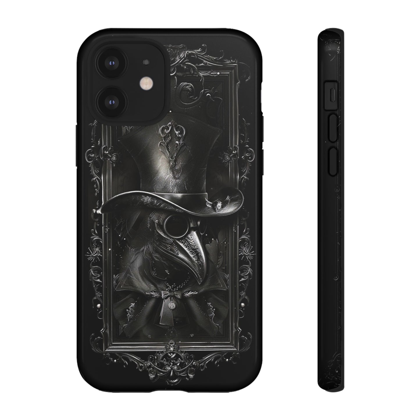 Gothic Plague Doctor Phone Case - Mysterious and Dark Design for iPhone, Samsung Galaxy, and Google Pixel Devices