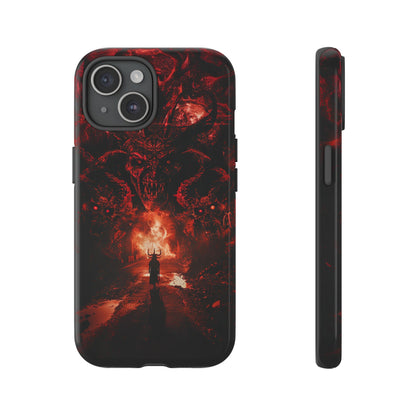 The Road to Hell Phone Case – Gothic Demon and Devil Design for iPhone, Samsung Galaxy, and Google Pixel Devices