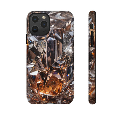 Crystalline Phone Case – Healing Crystal Quartz Design for iPhone, Samsung Galaxy, and Google Pixel Devices