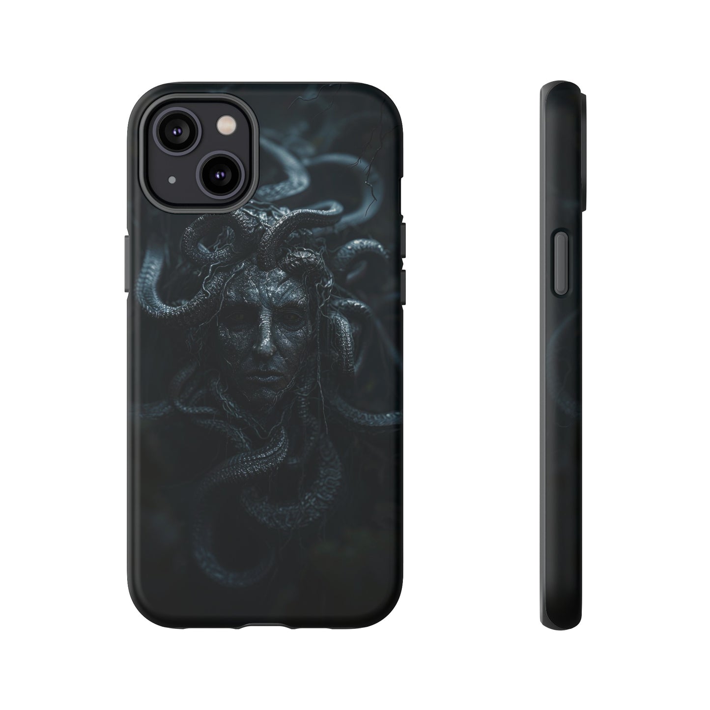 Medusa's Gaze Phone Case - Dark Mythological Design for iPhone and Samsung Galaxy Devices