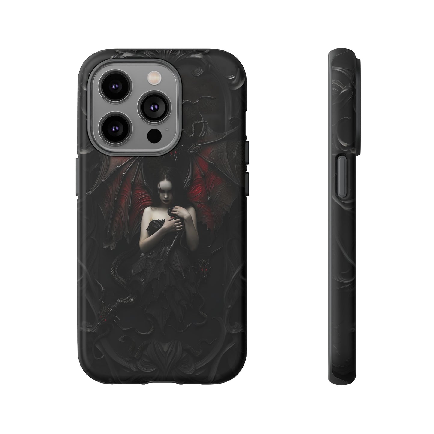 Succubus Phone Case - Dark Fantasy Gothic Design for iPhone, Samsung Galaxy, and Google Pixel Devices