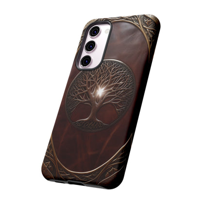 Tree of Life Tough Phone Case – Fantasy Art Design for iPhone, Samsung Galaxy, and Google Pixel Devices