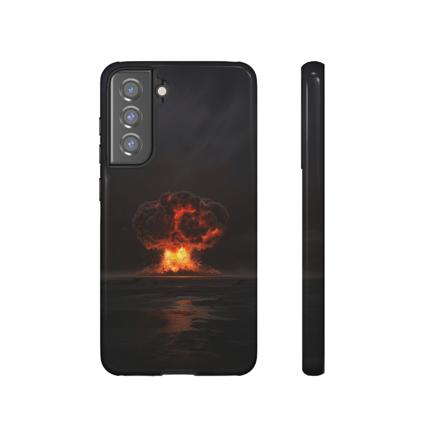 Atomic Explosion Phone Case - Dramatic Mushroom Cloud Design for iPhone and Samsung Galaxy Devices