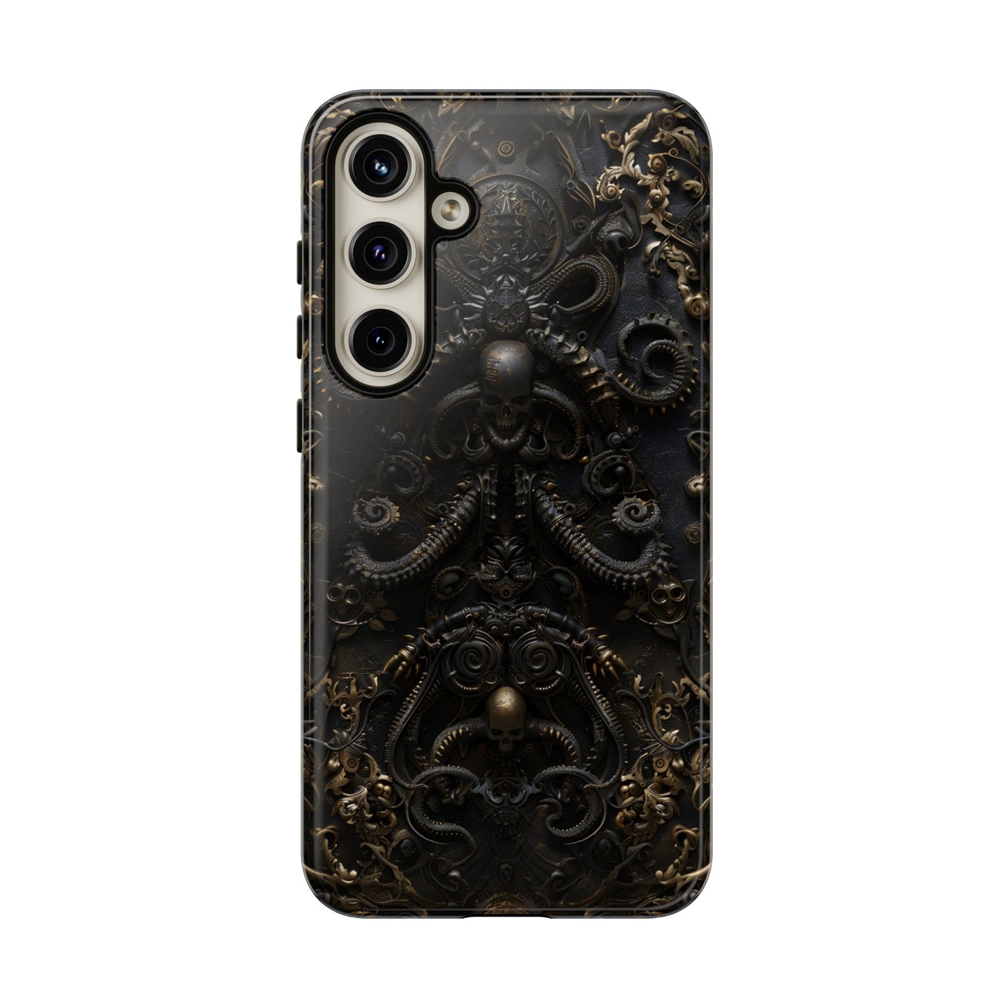 Gothic Steampunk Tentacle Phone Case - Unique Gothic Design for iPhone, Samsung Galaxy, and Google Pixel Devices