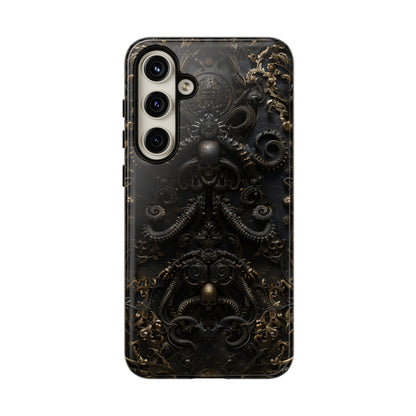 Gothic Steampunk Tentacle Phone Case - Unique Gothic Design for iPhone, Samsung Galaxy, and Google Pixel Devices