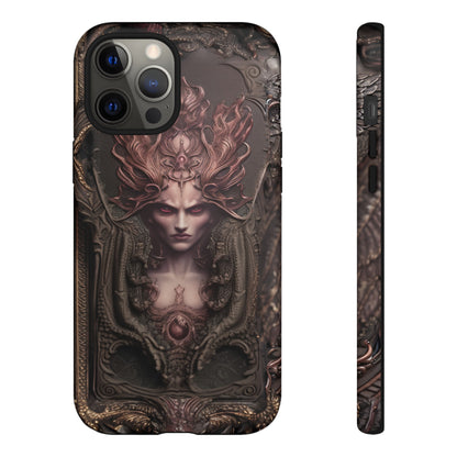 Dark Lilith Phone Case – Horned Hell Horror Design for iPhone, Samsung Galaxy, and Google Pixel Devices