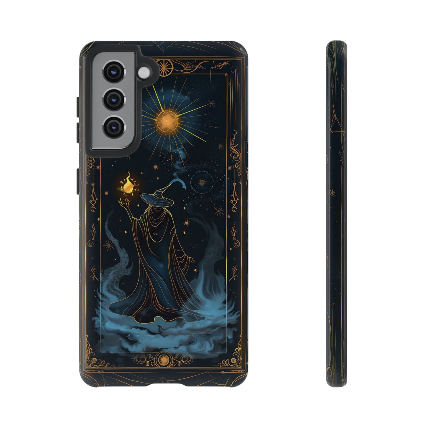 Enchanted Wizard Spellcaster Galaxy Phone Case - Mystical Wizardry Art For iPhone, Samsung Galaxy, and Google Pixel Devices