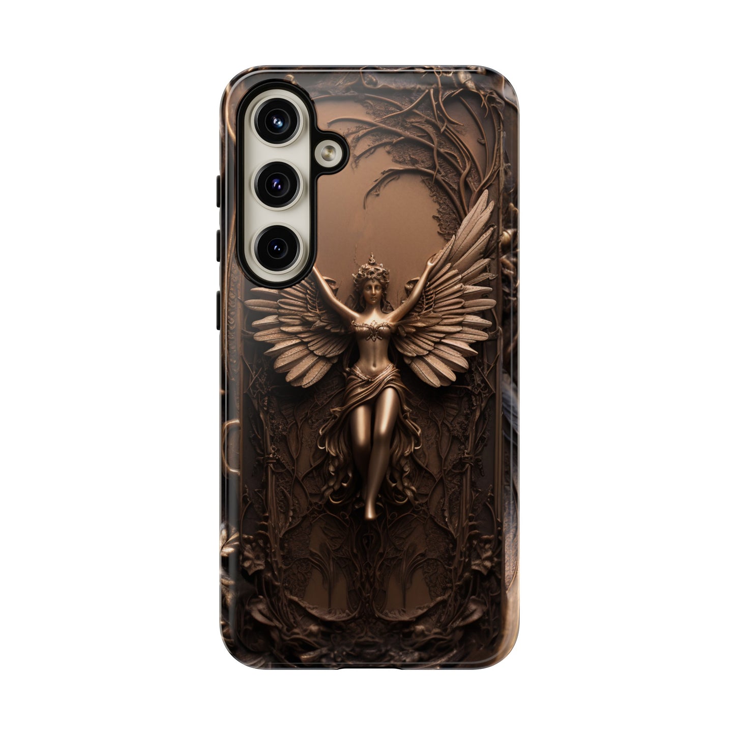 The Bronze Fairy Phone Case – Fantasy Faery Design for iPhone, Samsung Galaxy, and Google Pixel Devices