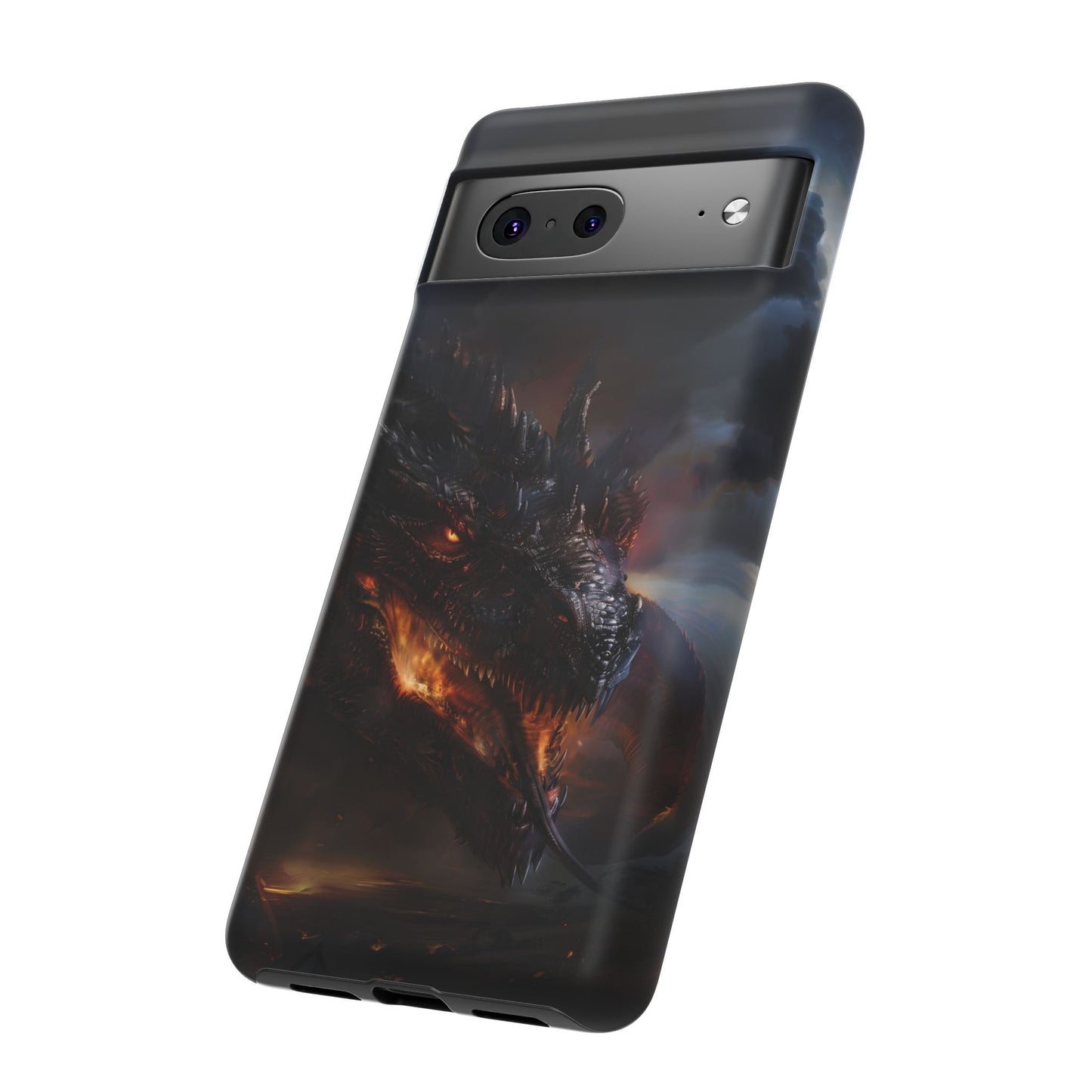 Fiery Dragon Phone Case - Epic Fantasy Art for iPhone, Samsung Galaxy, and Google Pixel Devices