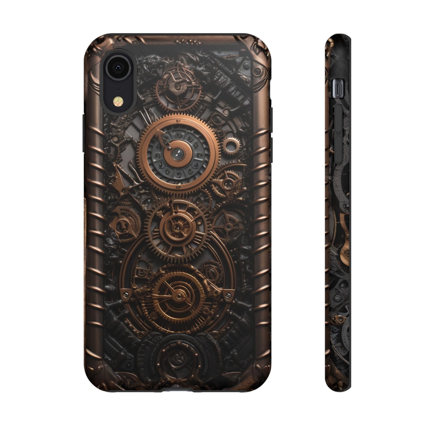 Gearworks 2 Phone Case – Steampunk Victorian Design with Gears and Clockwork for iPhone, Samsung Galaxy, and Google Pixel Devices