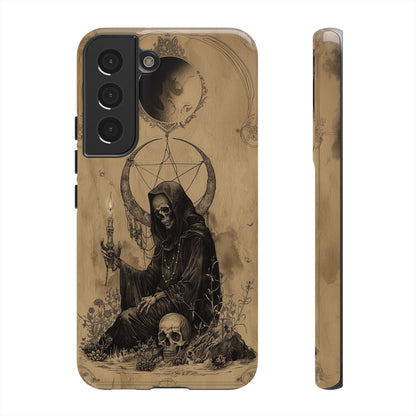 Gothic Reaper Phone Case - Dark Aesthetic Art for iPhone, Samsung, Google Pixel