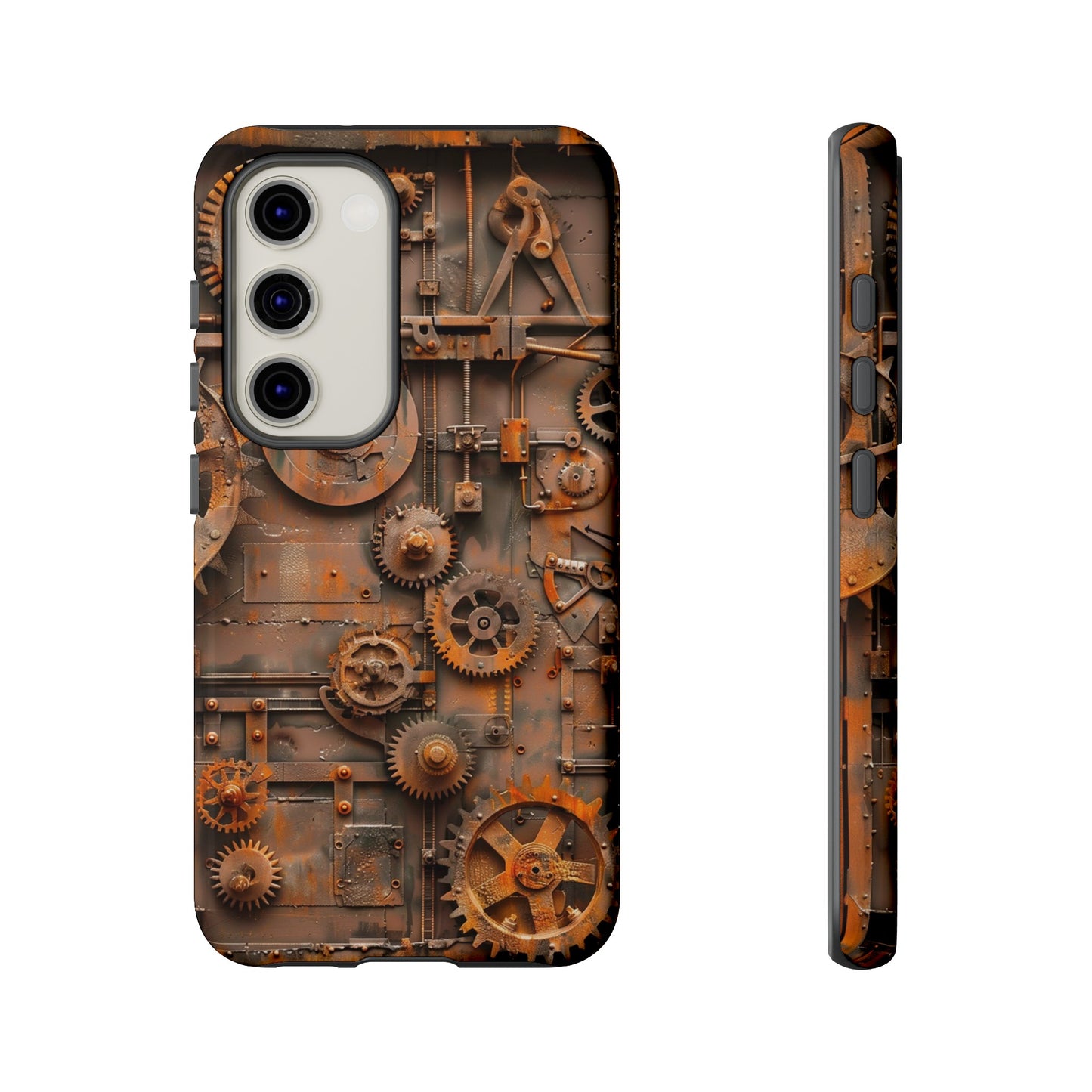 Rusted Steampunk Gearworks Phone Case for iPhone, Samsung Galaxy, and Google Pixel Devices