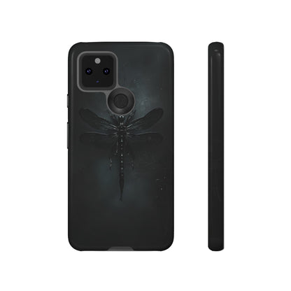 Gothic Dragonfly Phone Case – Dark Elegance Design for iPhone, Samsung Galaxy, and Google Pixel Devices