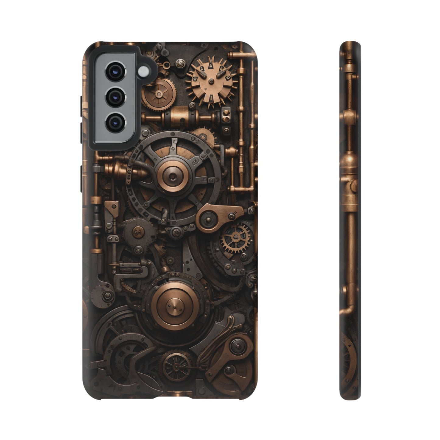 Steampunk Machine Phone Case – Victorian Gears Design for iPhone, Samsung Galaxy, and Google Pixel Devices