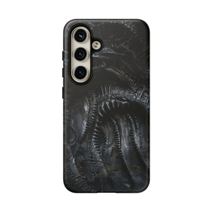 Surreal Biomechanical Phone Case - Gothic Sci-Fi Art for iPhone, Samsung Galaxy, and Google Pixel Devices