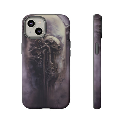 Dark Android Dream Phone Case – Futuristic Alien Horror Design for iPhone, Samsung Galaxy, and Google Pixel Devices