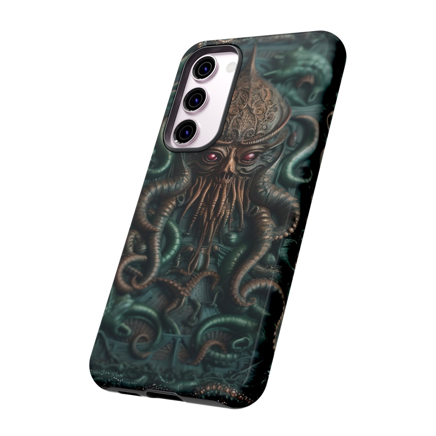 Nameless Dread Tough Phone Case – Lovecraftian Tentacle Horror Design for iPhone, Samsung Galaxy, and Google Pixel Devices