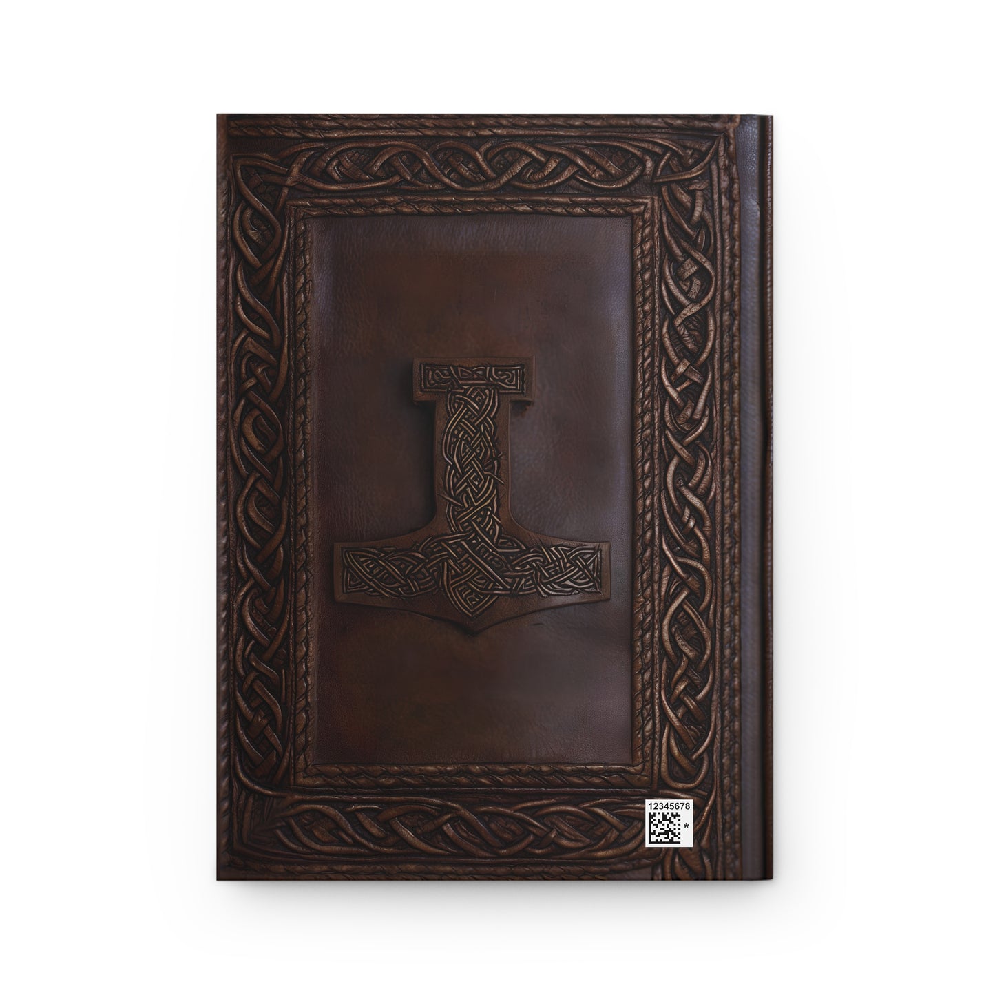 Mjölnir Hardcover Notebook – Norse Mythology Journal with Thor's Hammer Design for Writing and Sketching