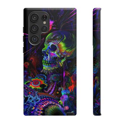 Psychedelic Skull Phone Case – Vibrant Pastel Design for iPhone, Samsung Galaxy, and Google Pixel Devices