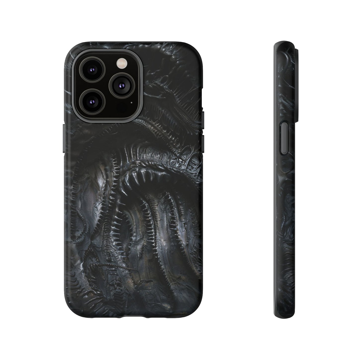 Surreal Biomechanical Phone Case - Gothic Sci-Fi Art for iPhone, Samsung Galaxy, and Google Pixel Devices