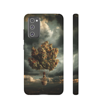 Cannabis Balloon Adventure Phone Case - For iPhone, Samsung Galaxy, and Google Pixel Devices