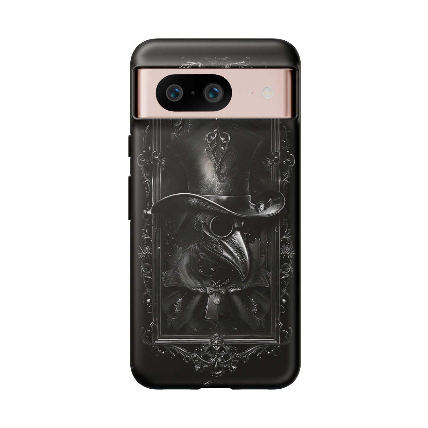 Gothic Plague Doctor Phone Case - Mysterious and Dark Design for iPhone, Samsung Galaxy, and Google Pixel Devices