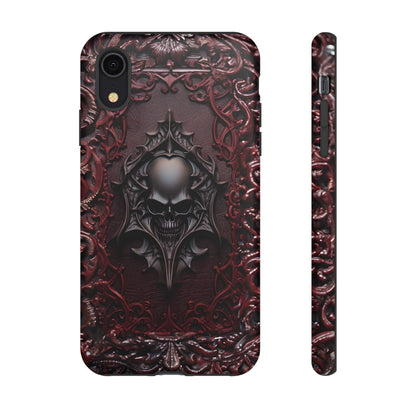 Vampiric Tough Phone Case – Gothic Skull Vampire Design for iPhone, Samsung Galaxy, and Google Pixel Devices