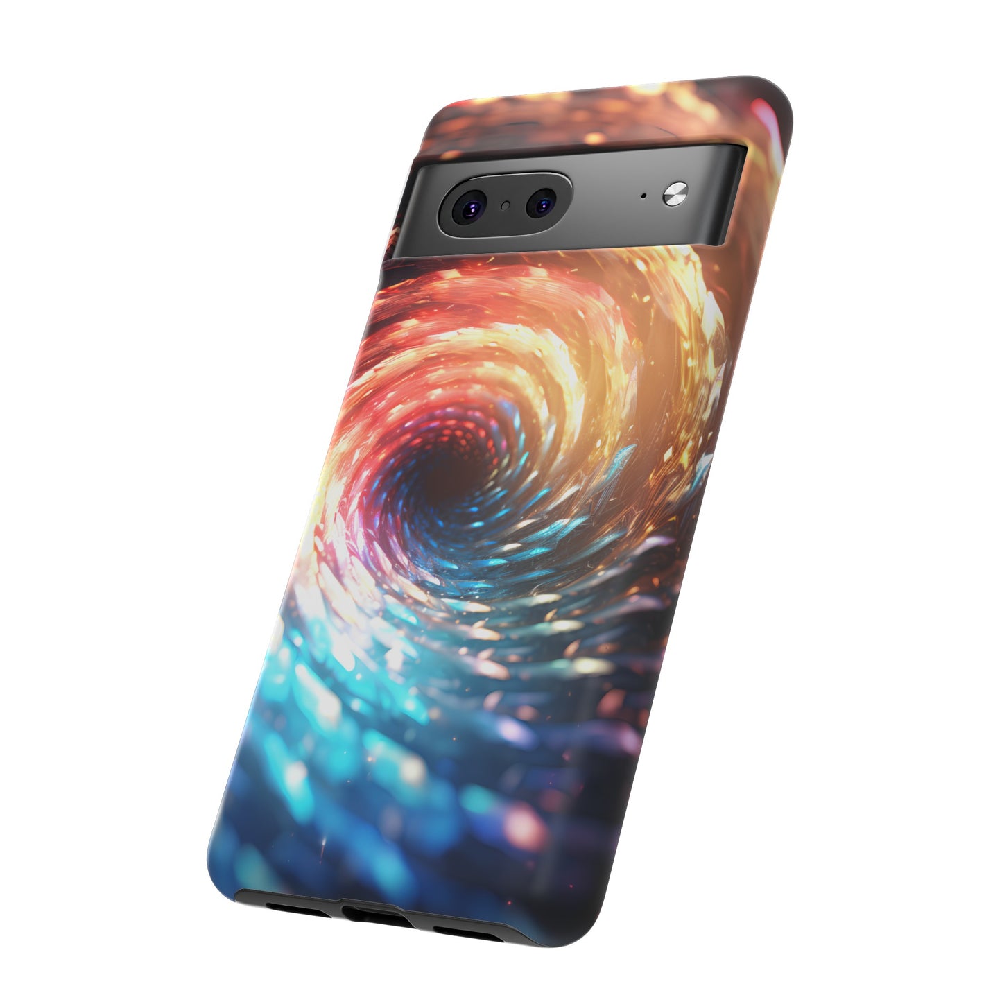 Crystal Portal of Light Phone Case – Vibrant Cosmic Design for iPhone, Samsung Galaxy, and Google Pixel Devices