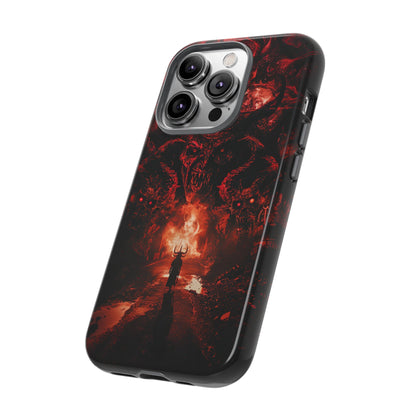 The Road to Hell Phone Case – Gothic Demon and Devil Design for iPhone, Samsung Galaxy, and Google Pixel Devices