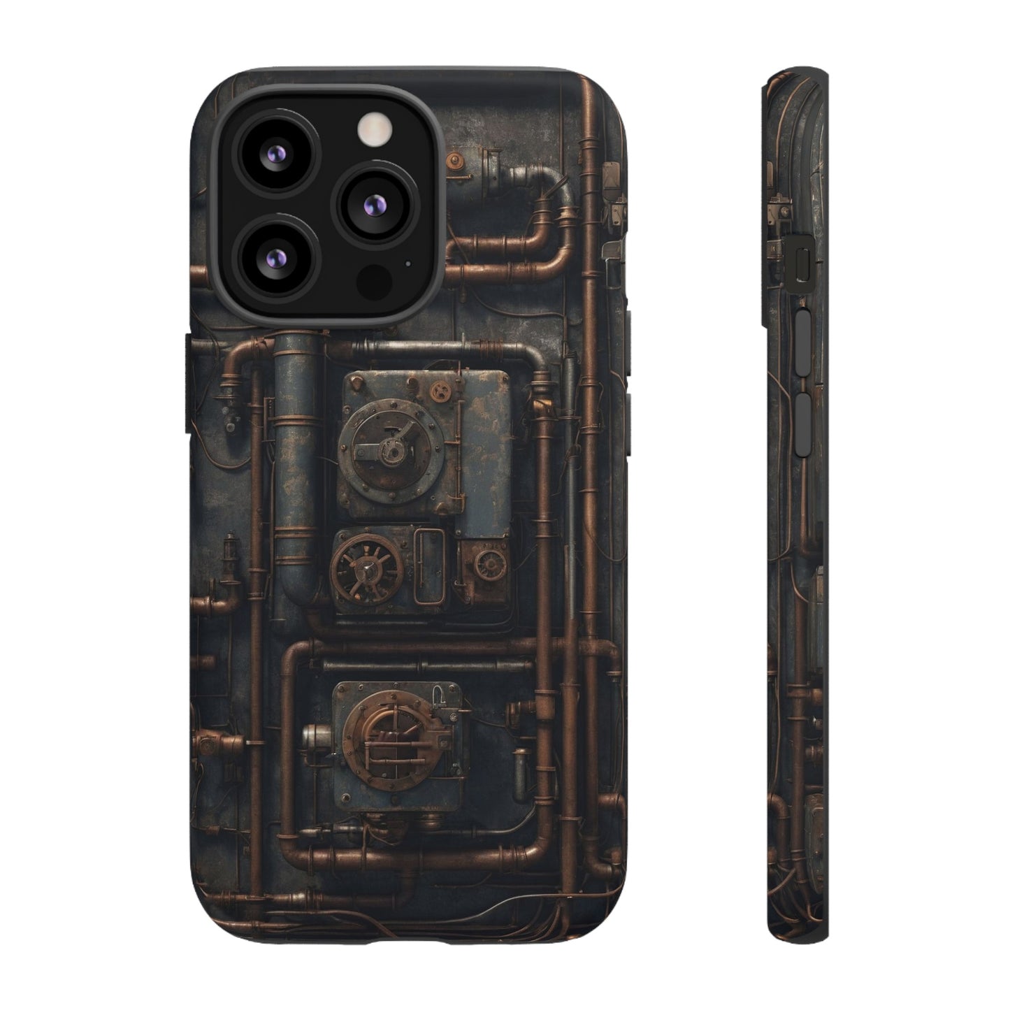 Diesel Punk Phone Case – Industrial Retro-Futuristic Design for iPhone, Samsung Galaxy, and Google Pixel Devices