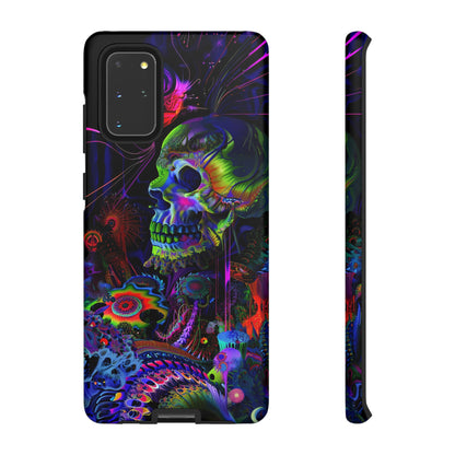 Psychedelic Skull Phone Case – Vibrant Pastel Design for iPhone, Samsung Galaxy, and Google Pixel Devices