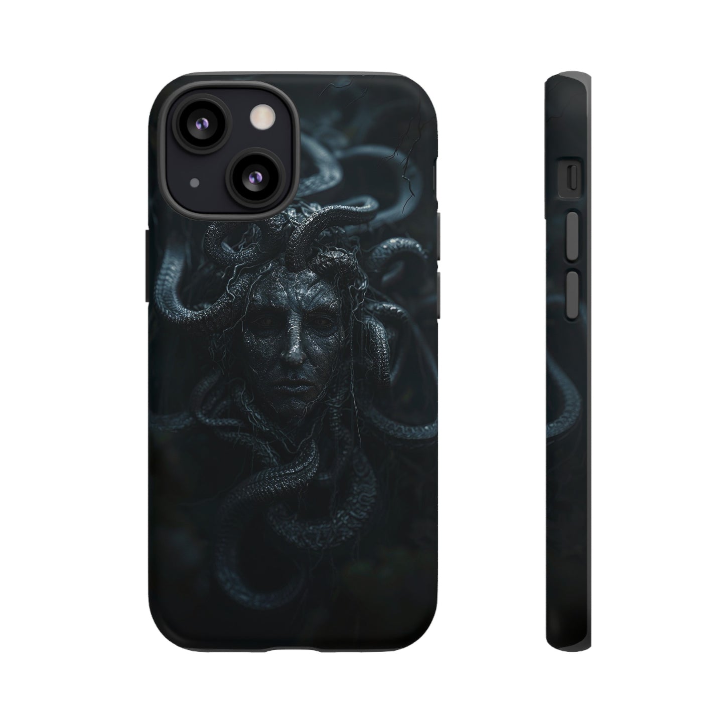 Medusa's Gaze Phone Case - Dark Mythological Design for iPhone and Samsung Galaxy Devices