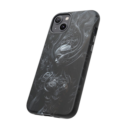 Biomechanical Beauty Phone Case – Futuristic Alien Design for iPhone, Samsung Galaxy, and Google Pixel Devices