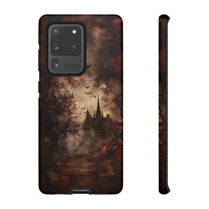 Gothic Castle Phone Case - Spooky Halloween Design for iPhone, Samsung Galaxy, Google Pixel Devices