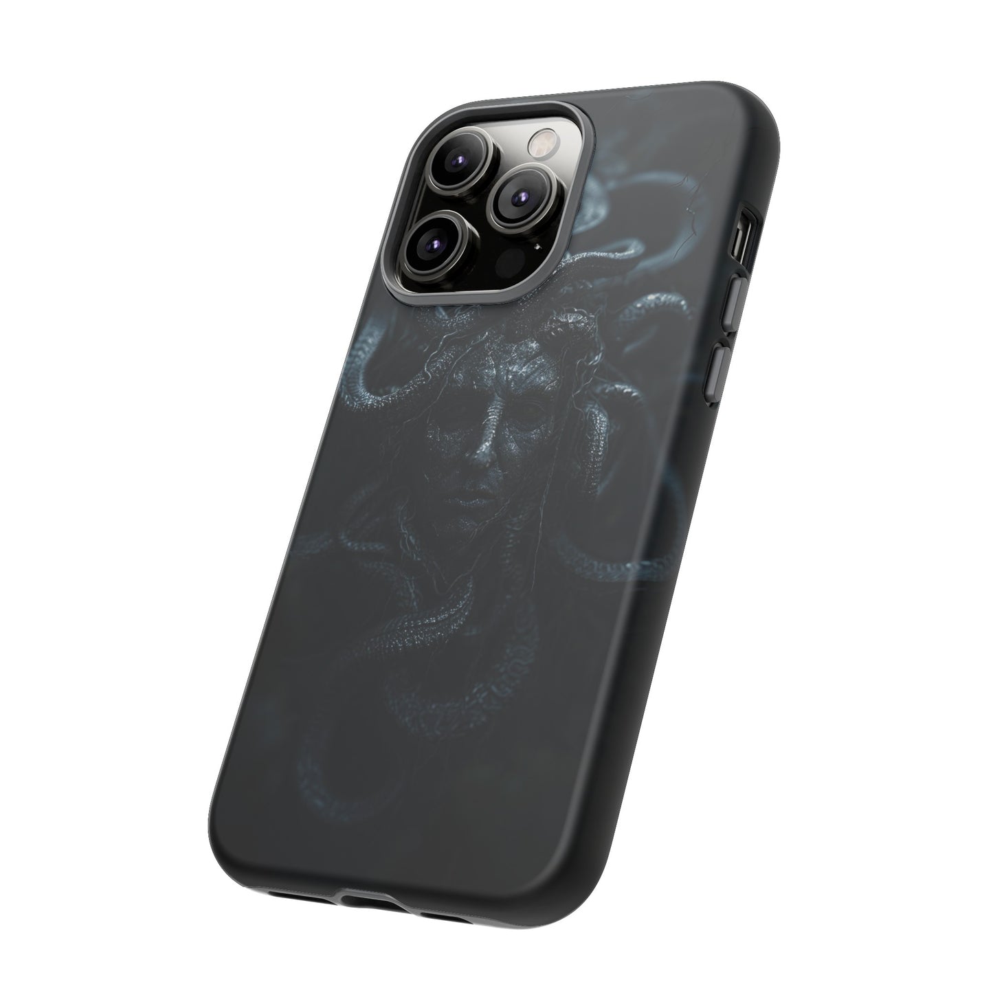 Medusa's Gaze Phone Case - Dark Mythological Design for iPhone and Samsung Galaxy Devices