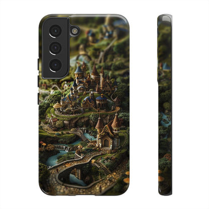 Fairy Kingdom Phone Case - Enchanted Castle Artwork for iPhone, Samsung Galaxy, and Google Pixel Devices