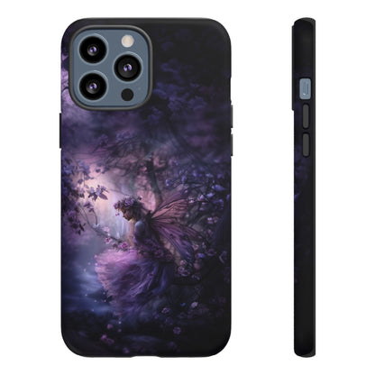 Fairy in the Moonlight Phone Case - Magical Night Scene for iPhone, Samsung Galaxy, Google Pixel Devices - Enchanted Fantasy Art